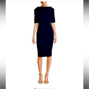 Adrianna Papell
V-Back Foldover Collar Short Sleeve Sheath Dress
Size 4